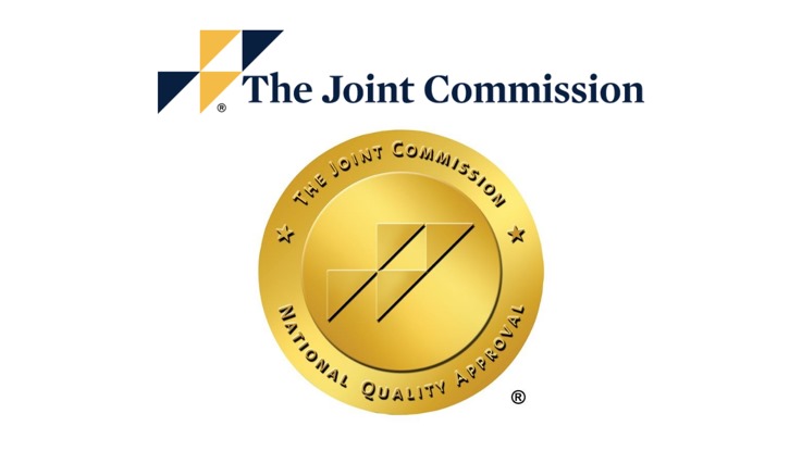 E-Verify official company verification blue and red checkmark American flag logo